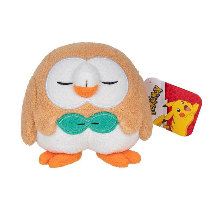 Pokemon 5 Inch Sleeping Rowlet Plush Toy - Owl & Goose Gifts