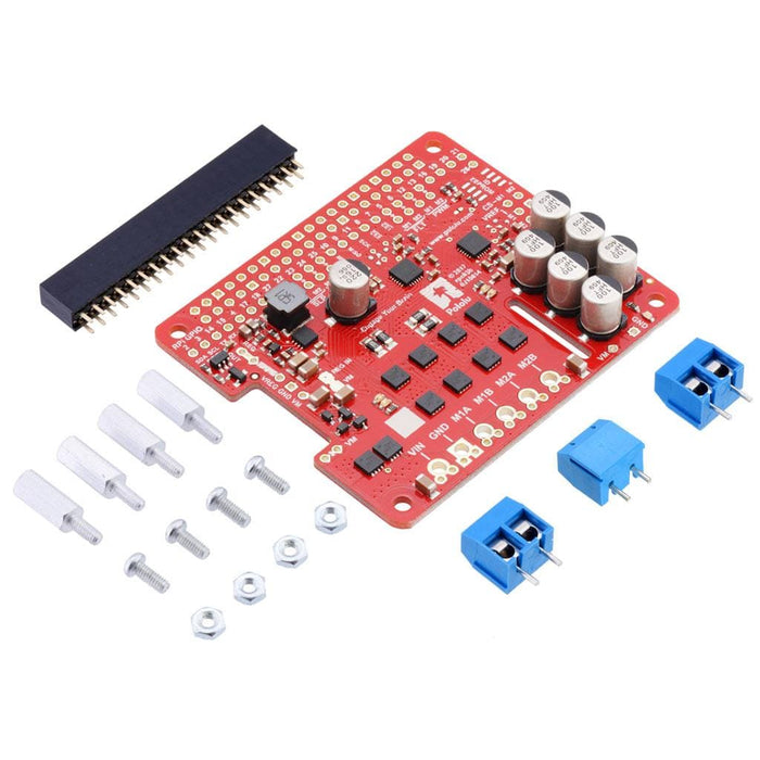 Pololu Dual G2 High-Power Motor Driver for Raspberry Pi by Pololu - The Pi Hut