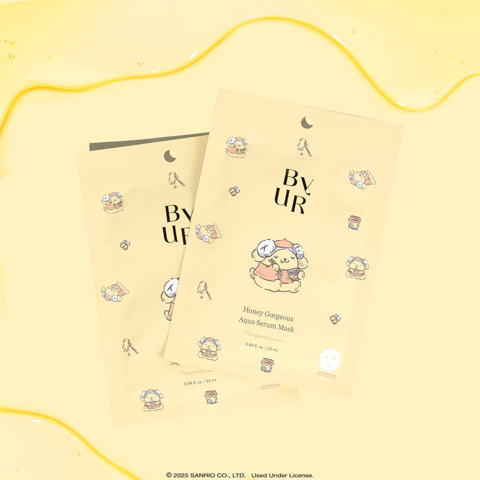 Pompompurin x ByUR Honey Gorgeous Aqua Serum Mask (Sanrio K-Spa Edition) Beauty ByUR US