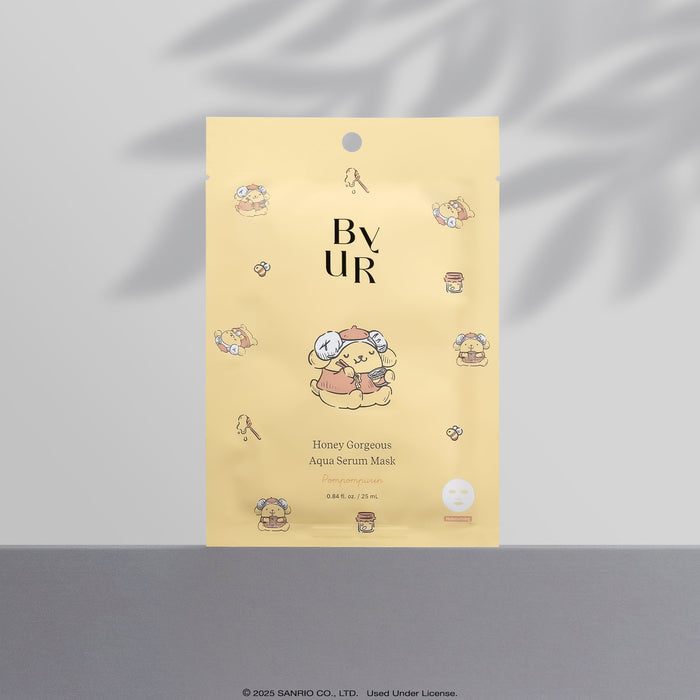 Pompompurin x ByUR Honey Gorgeous Aqua Serum Mask (Sanrio K-Spa Edition) Beauty ByUR US
