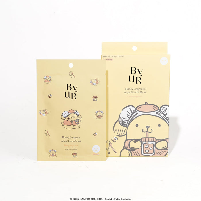 Pompompurin x ByUR Honey Gorgeous Aqua Serum Mask (Sanrio K-Spa Edition) Beauty ByUR US