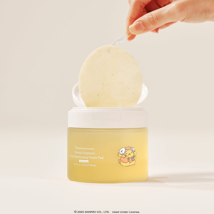 Pompompurin x ByUR Honey Gorgeous Keep Moisturizing Toner Pad (Sanrio K-Spa Edition) Beauty ByUR US