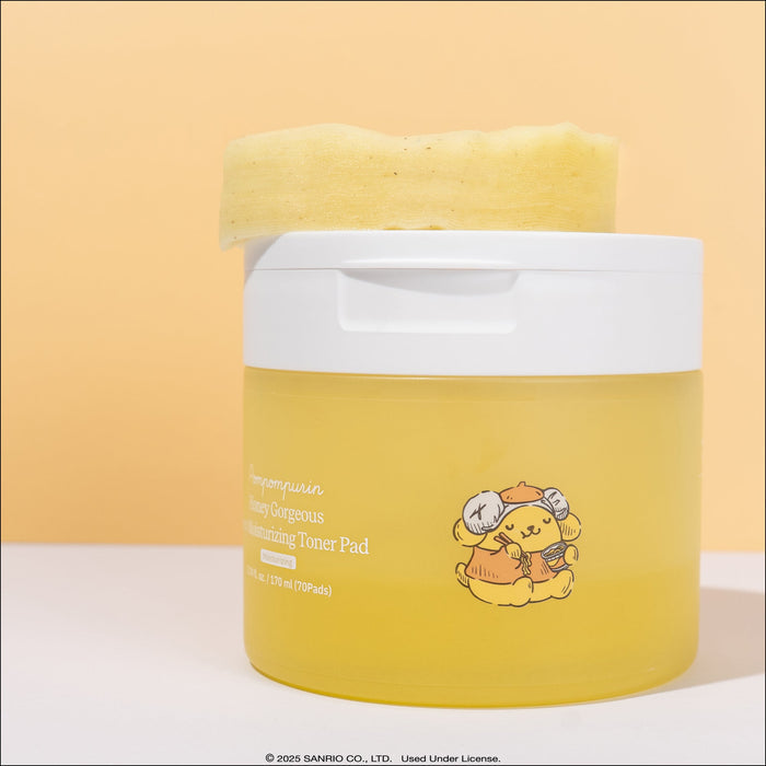 Pompompurin x ByUR Honey Gorgeous Keep Moisturizing Toner Pad (Sanrio K-Spa Edition) Beauty ByUR US