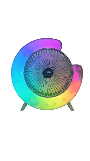 Portable Fan With LED