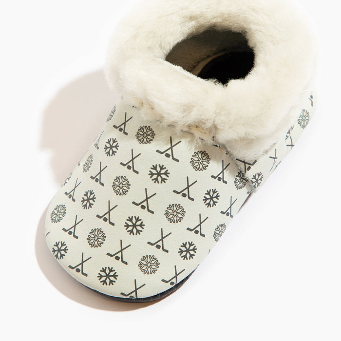 (Coming Soon) Power Play Shearling Baby Shoe Shearling Mocc Soft Sole