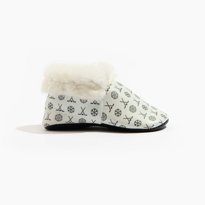 (Coming Soon) Power Play Shearling Baby Shoe Shearling Mocc Soft Sole