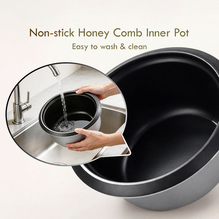 PowerPac 0.6L Rice Cooker with Steamer (PPRC62)