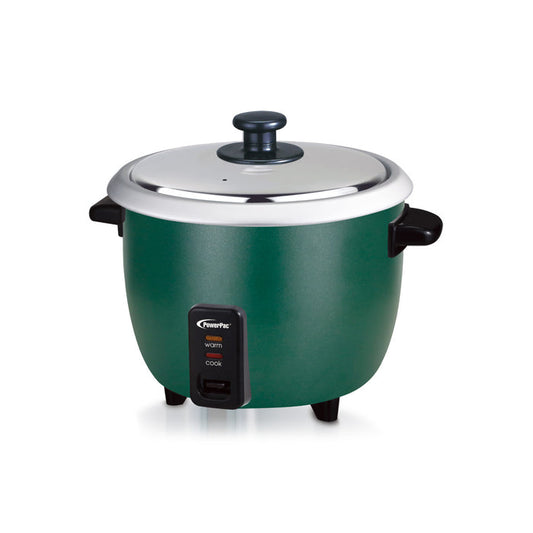 PowerPac 1.5L Rice Cooker with Aluminium Inner Pot (PPRC6) Green