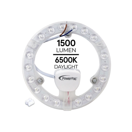 PowerPac LED Ceiling Lamp, Ceiling Light, Round Light 18 Watts Day light (PPC180)