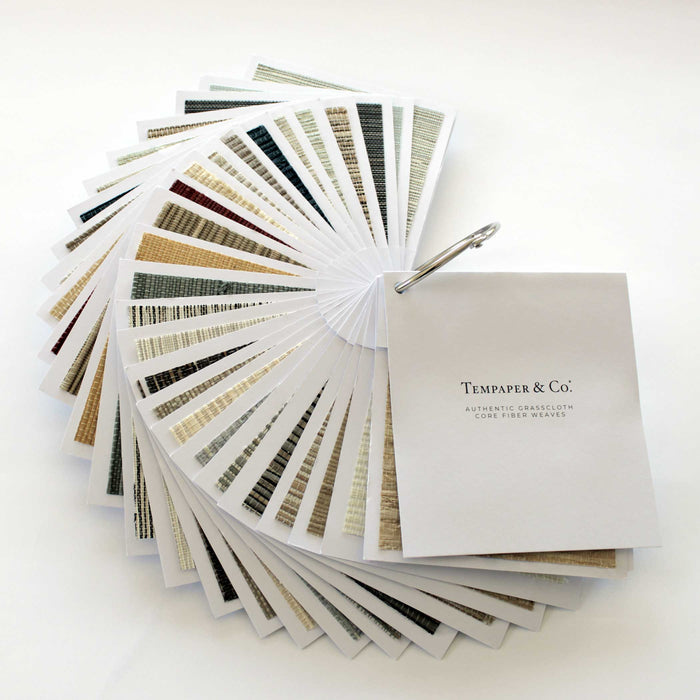 Premium Authentic Grasscloth Sample Rings