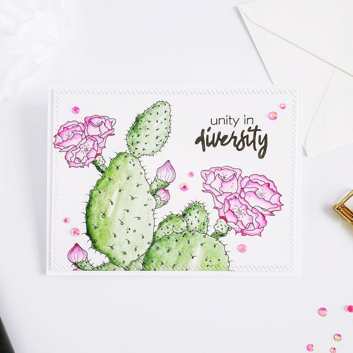 Pretty Cactus Digital Stamp - Alex Syberia Designs