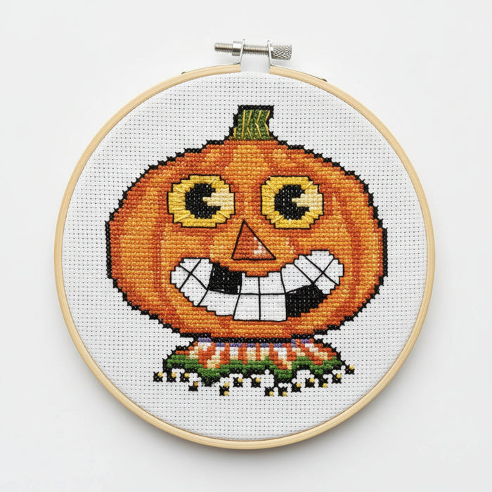 Pumpkin Counted Cross Stitch Leaflet