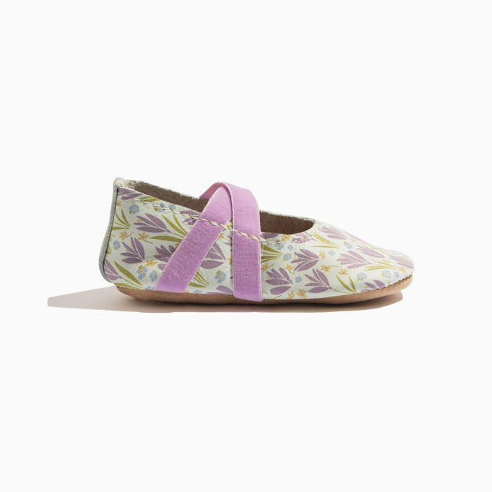 Purple Tulip Ballet Slipper Baby Shoe Ballet Slipper Soft Sole