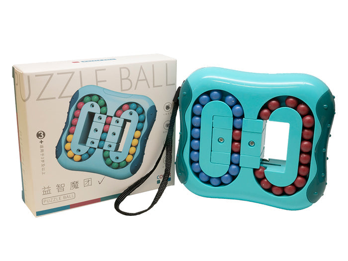 Puzzle Ball Rotating Magic Bean Cube - Teal