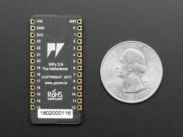 Pycom WiPy 3.0 - No Headers Attached [Discontinued] by Pycom - The Pi Hut