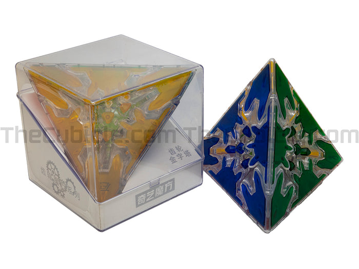 QiYi Gear Pyraminx (Tiled)
