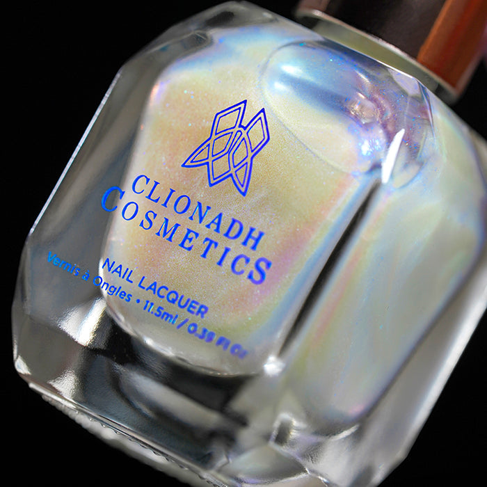Macro shot of Radiance Nail Lacquer bottle