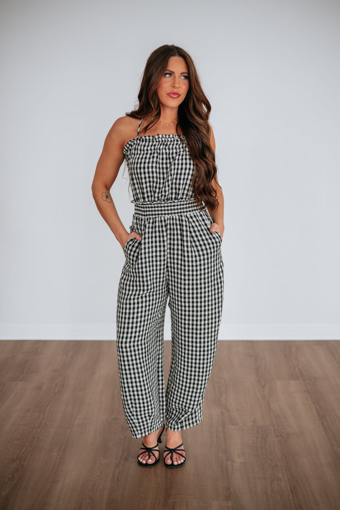 Raimee Gingham Jumpsuit