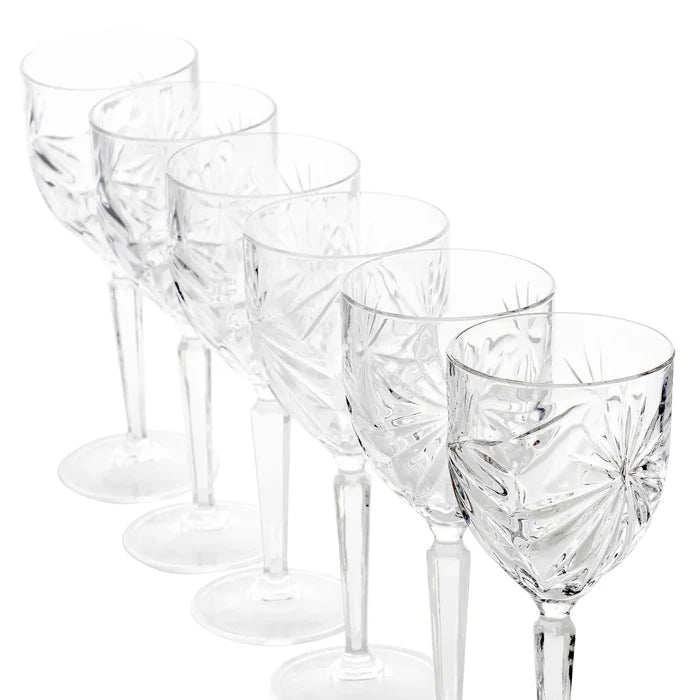 RCR OASIS SMALL GOBLET GLASS 230, BEYAZ