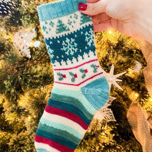 Ready for the Holiday Sock Kit by Twin Stitches Designs - KIT