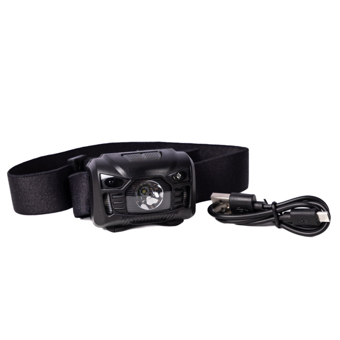 Rechargeable Headlamp with Motion-Sensor Activated Sensor by Ready Hour