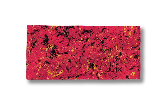 Red Gold Black Splatter Big Bang Lite Headband - View 3