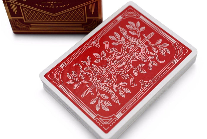 Red Monarchs Limited 1st Ed. Playing Cards by Theory11