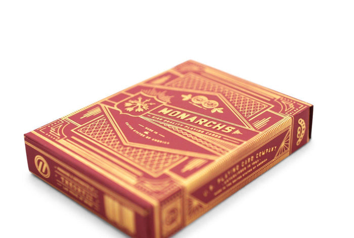 Red Monarchs Limited 1st Ed. Playing Cards by Theory11