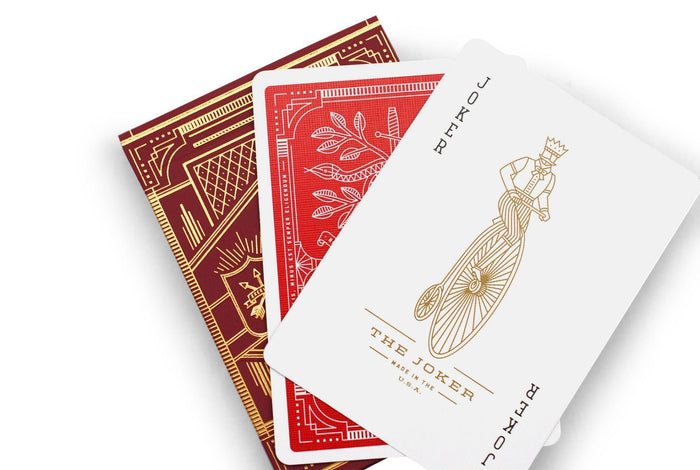 Red Monarchs Limited 1st Ed. Playing Cards by Theory11