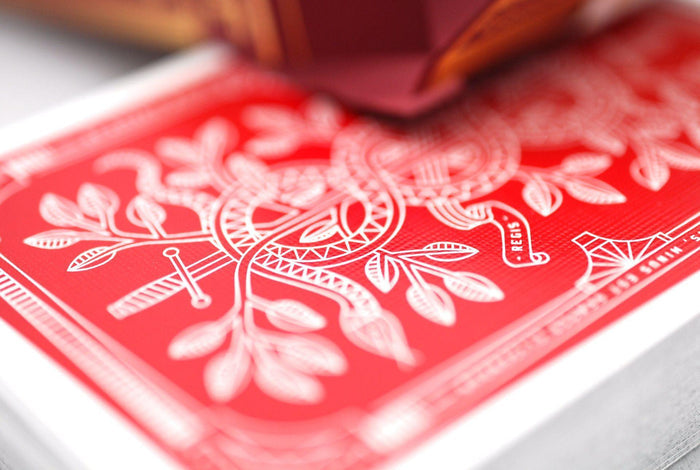 Red Monarchs Limited 1st Ed. Playing Cards by Theory11