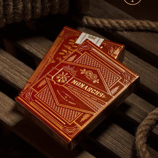 Red Monarchs Playing Cards by Theory11