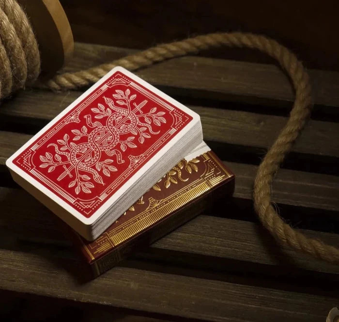 Red Monarchs Playing Cards by Theory11