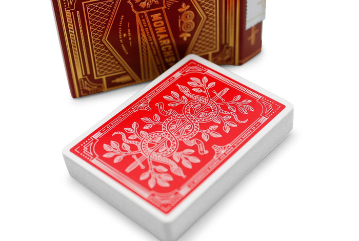 Red Monarchs Playing Cards by Theory11