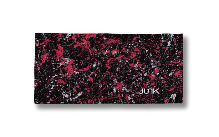 Red Pewter Black Splatter Big Bang Lite Headband - View 3