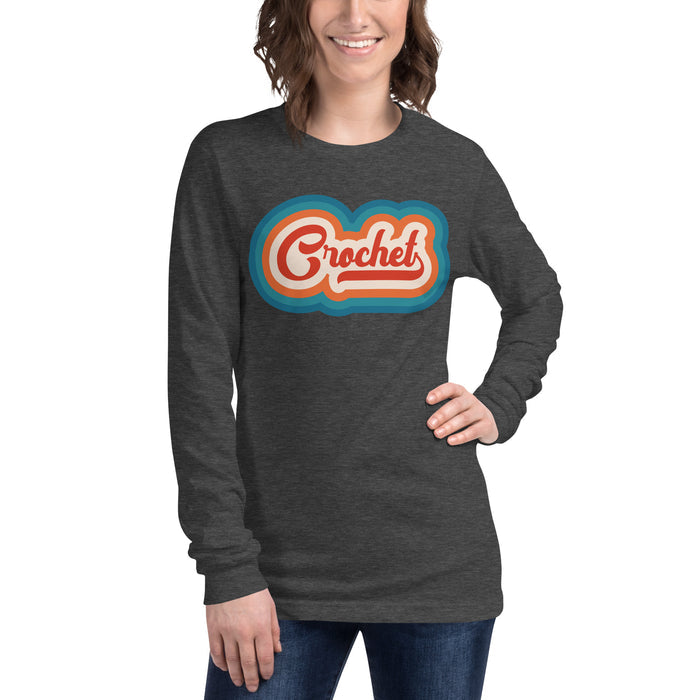 Retro Crochet - Unisex Long Sleeve Tee