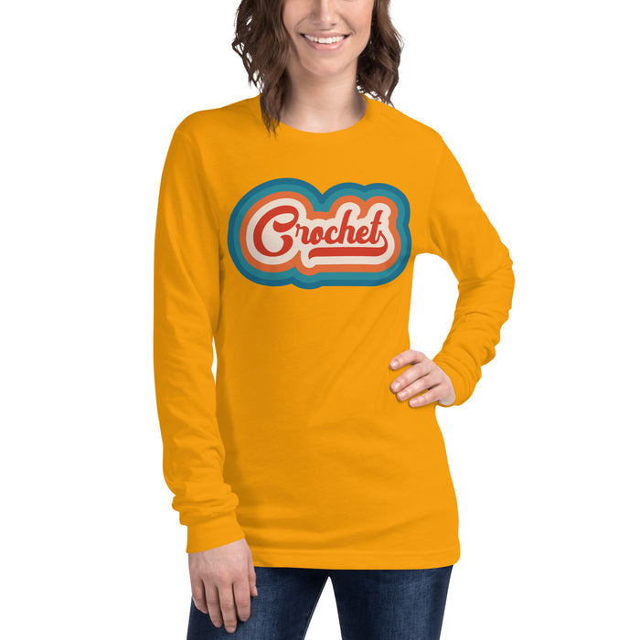 Retro Crochet - Unisex Long Sleeve Tee