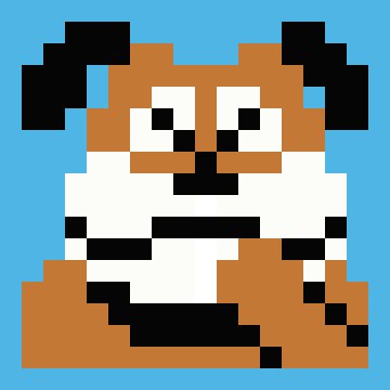 Retro Gaming Revival Quilt a Long Block 2 - Hunting Dog