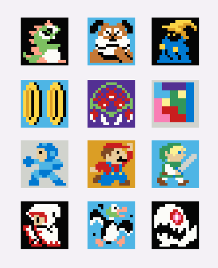 Retro Gaming Revival Quilt a Long Block 3 - Dark Mage