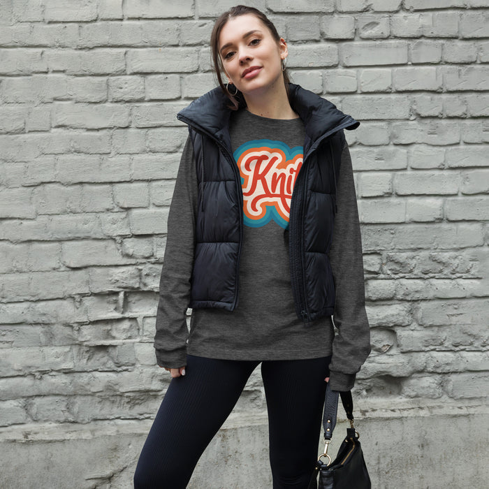 Retro Knit - Unisex Long Sleeve Tee
