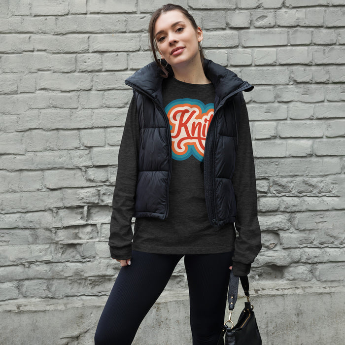 Retro Knit - Unisex Long Sleeve Tee