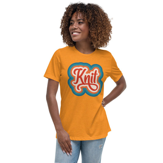 Retro Knit - Women's Relaxed T-Shirt