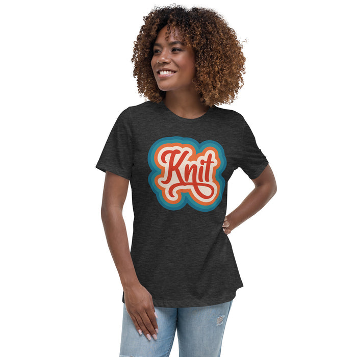 Retro Knit - Women's Relaxed T-Shirt