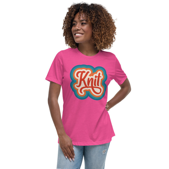 Retro Knit - Women's Relaxed T-Shirt