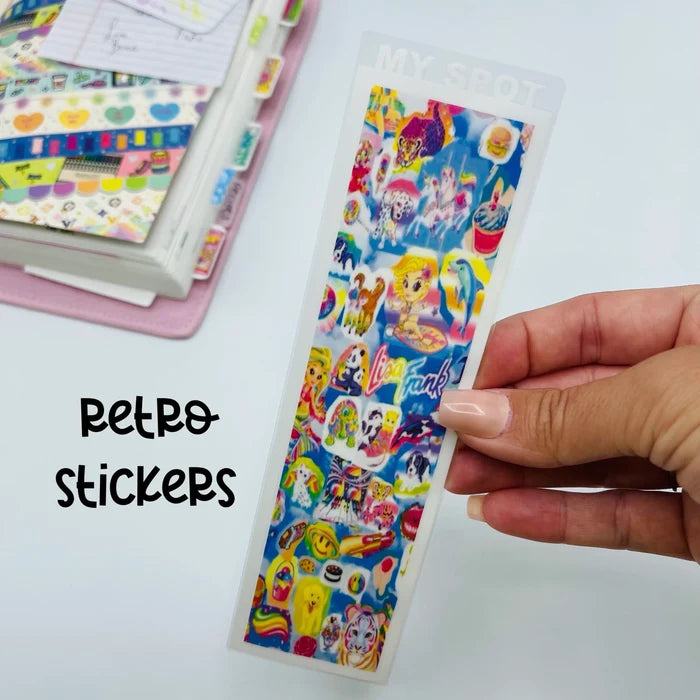 Retro Rainbow Custom Bookmarks