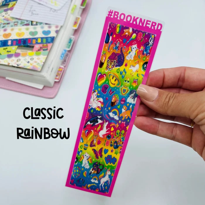 Retro Rainbow Custom Bookmarks