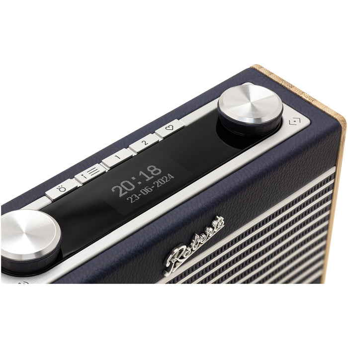Roberts Rambler Uno DAB DAB+ FM RDS Bluetooth Digital Radio Navy Blue Navy Blue