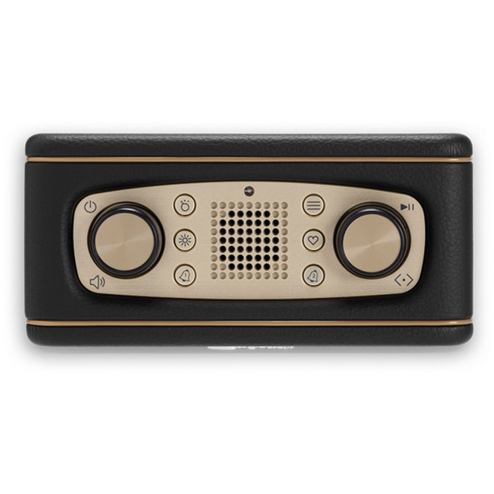 Roberts Revival Rest DAB DAB+ FM Bluetooth Bedside Clock Radio Black Black