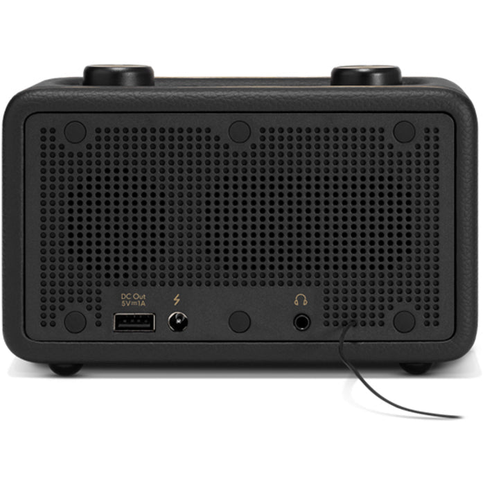 Roberts Revival Rest DAB DAB+ FM Bluetooth Bedside Clock Radio Black Black