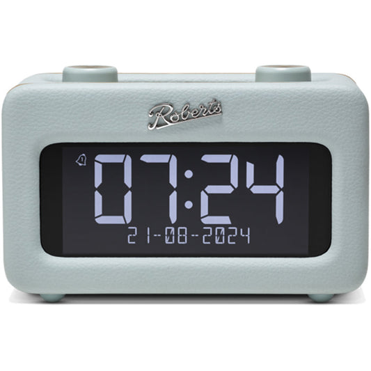 Roberts Revival Rest DAB DAB+ FM Bluetooth Bedside Clock Radio Duck Egg Duck Egg
