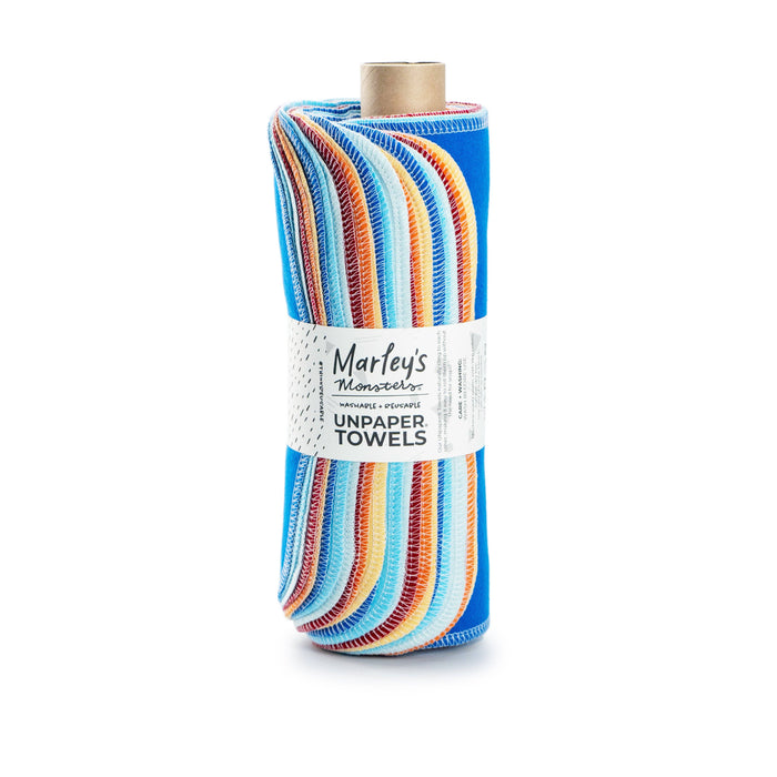 ROLLED UNPAPER® TOWELS: Specialty Solids Sets in 12 or 24 Pack Sunset
